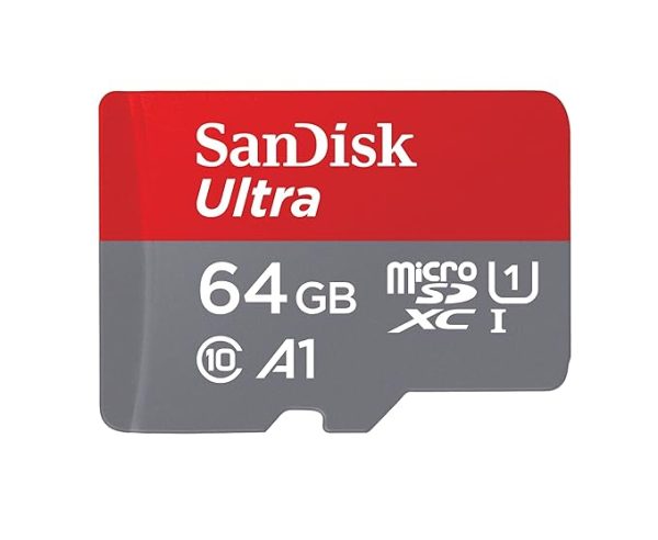SanDisk Ultra 64GB MicroSDXC UHS-I, 140MB/s R, Memory Card, 6M Warranty, for Smartphones