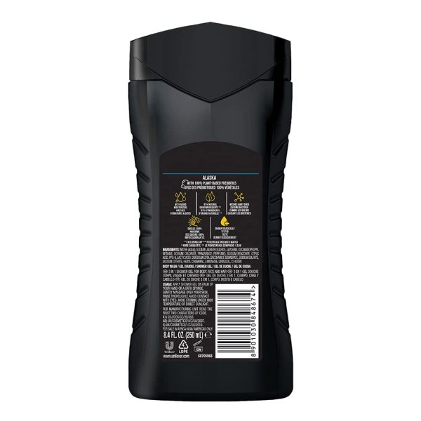 AXE Alaska 3 In 1 Body, Face & Hair Wash for Men 250 ML - Image 6
