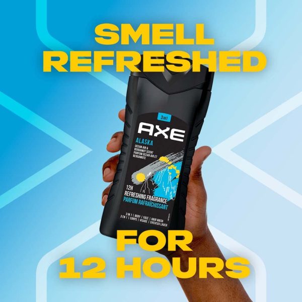 AXE Alaska 3 In 1 Body, Face & Hair Wash for Men 250 ML - Image 5