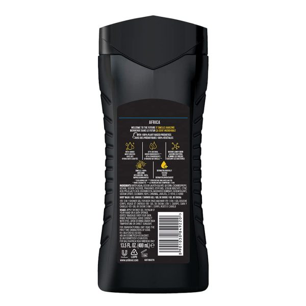 Axe Africa 3 In 1 Body, Face & Hair Wash for Men 250 ML - Image 6