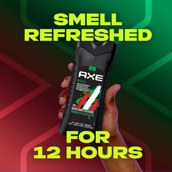 Axe Africa 3 In 1 Body, Face & Hair Wash for Men 250 ML - Image 5