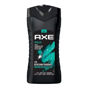 Axe Apollo 3 In 1 Body, Face & Hair Wash for Men 400 ML