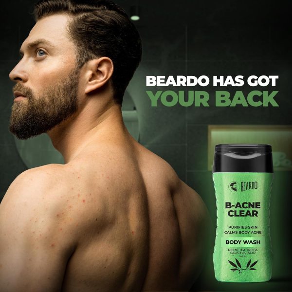 Beardo Body Acne Clear Body Wash for Men 200 ml - Image 4