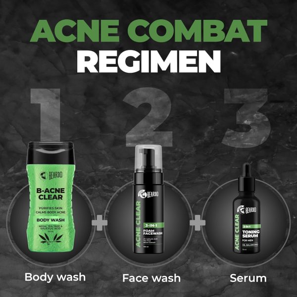 Beardo Body Acne Clear Body Wash for Men 200 ml - Image 3