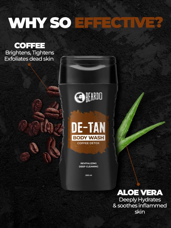 Beardo De-Tan Body Wash for Men, 200ml - Image 4