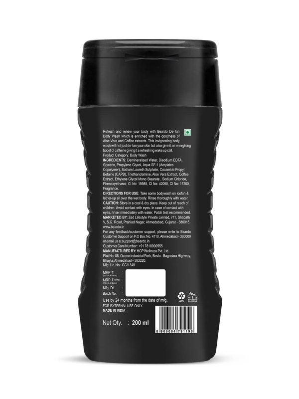 Beardo De-Tan Body Wash for Men, 200ml - Image 7