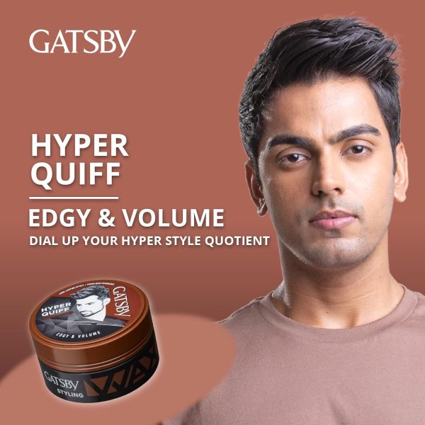Gatsby Japan Hair Styling Wax - Edgy & Volume 75gm - Image 3