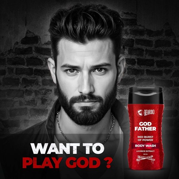 Beardo Godfather Body Wash for Men, 200ml - Image 4