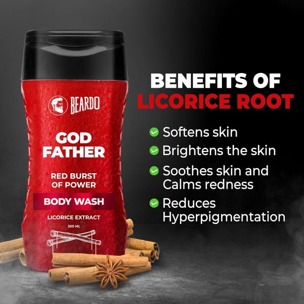 Beardo Godfather Body Wash for Men, 200ml - Image 2