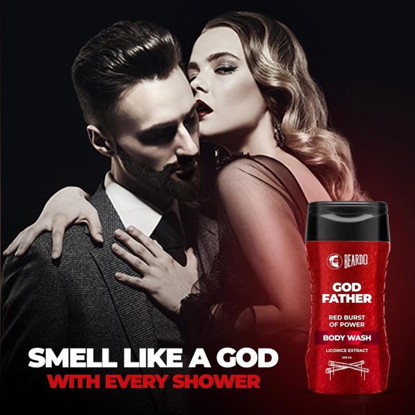 Beardo Godfather Body Wash for Men, 200ml - Image 3