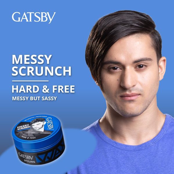Gatsby Hair Styling Wax - Hard & Free 75gm - Image 4
