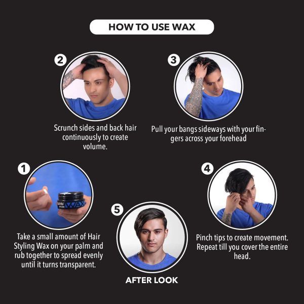 Gatsby Hair Styling Wax - Hard & Free 75gm - Image 2