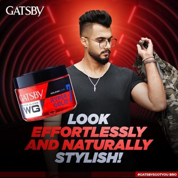 Gatsby Japan Water Gloss - Hyper Solid Holding Level 7, 300gm - Image 3