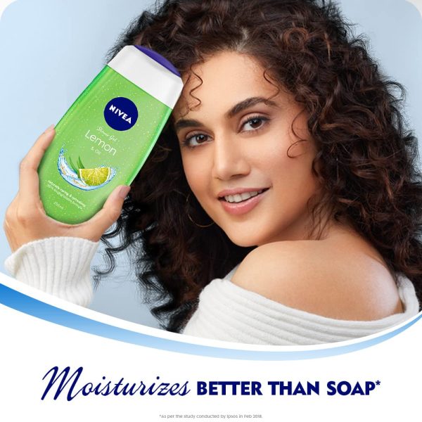 NIVEA Lemon and oil 250 ml Body Wash| Shower Gel - Image 5