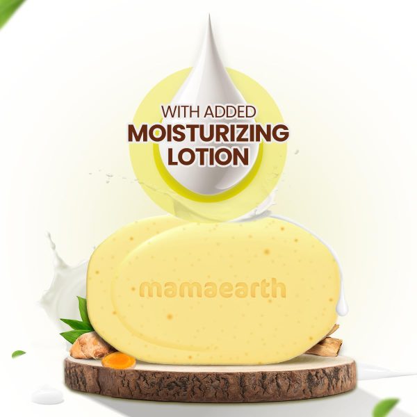 Mamaearth Ubtan Moisturizing Lotion Soap 125 g (Pack of 4) - Image 5