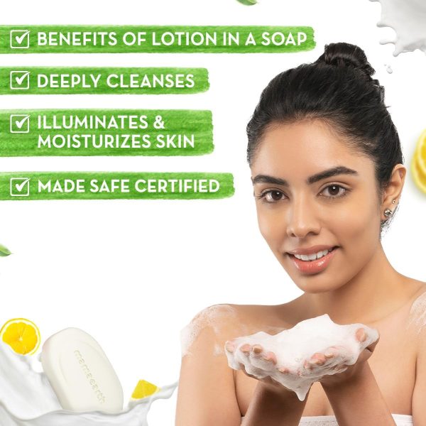 Mamaearth Vitamin C Moisturizing Lotion Soap(Value Pack of 4) - 125 g X 4 Units - Image 4