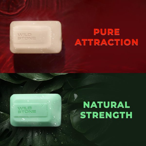 Wild Stone Ultra Sensual and Forest Spice Soaps for Bath, (Pack of 4, 100gm each) - Image 4