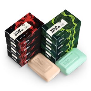 Wild Stone Ultra Sensual and Forest Spice Soaps for Bath, (Pack of 4, 100gm each)