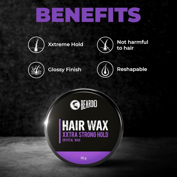 Beardo Xxtra Stronghold Hair Wax, 50 gm - Image 5