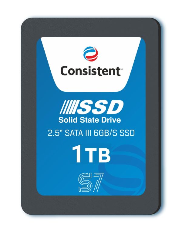 Consistent SSD 1TB 2.5 Inch SATA Internal SSD - Read: 550MB/s & Write: 500MB/s - Solid-State Drive 5 Year Warranty (1TB)