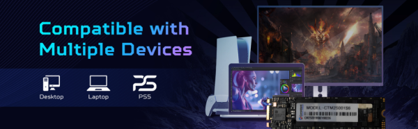 Consistent 1 TB M.2 PCIe 2280, with 1622MB/s Read Speed, PCIe Gen 3.0, Next Level Performance, Ultra Low Power Consumption, 5 Years Warranty. - Image 2