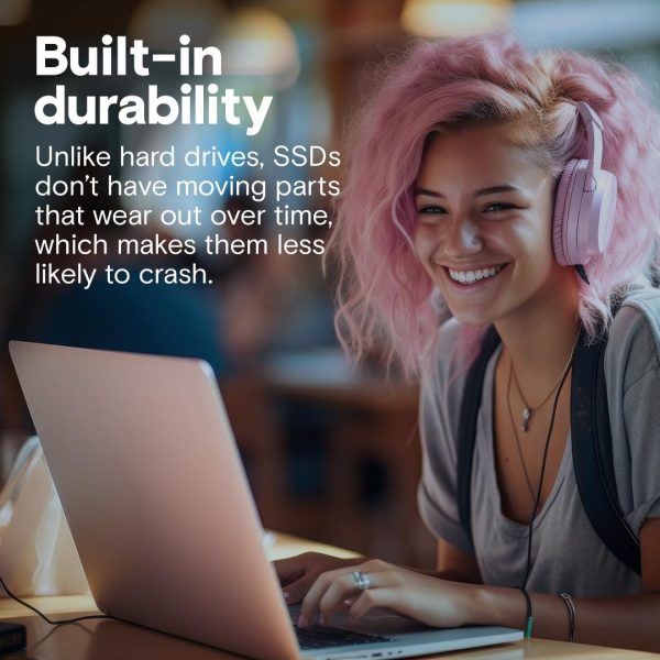 Crucial BX500 2.5 inch Internal Solid State Drive with SATA and 3D NAND Technology - Image 7