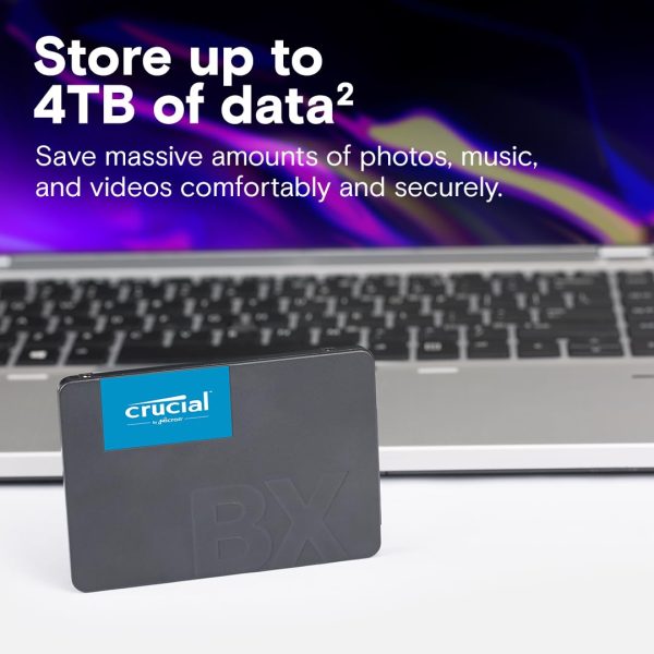 Crucial BX500 2.5 inch Internal Solid State Drive with SATA and 3D NAND Technology - Image 4