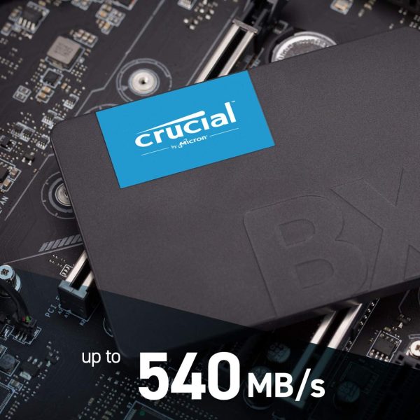 Crucial BX500 2.5 inch Internal Solid State Drive with SATA and 3D NAND Technology - Image 2