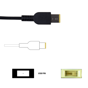 Techie Compatible Lenovo 65W Laptop Charger for B50, G50, G500s, G505, G700, G710, Z50 (20V, 3.25A) USB Pin
