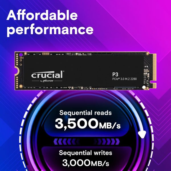 Crucial 1TB PCIe 3.0 3D NAND NVMe M.2 SSD, up to 3500MB/s - Image 7