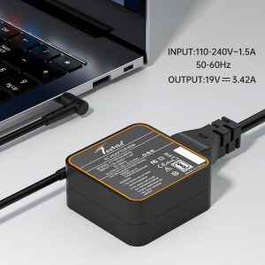 Techie 65W Laptop Charger for Asus A556U, Chromebook C202S, Transformer 4 Pro, VivoBook 14 F412, 17 S712 Series (19V, 3.42A) 4.0*1.35MM