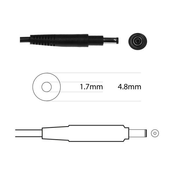 Techie Compatible HP 65W Laptop Charger for Pavilion 15-B, Envy 4 6 Series (19.5V, 3.33A) - Image 3