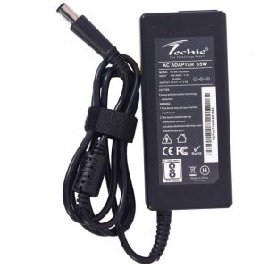 Techie Compatible HP 65W Laptop Charger for HP 250 G1, ProBook 450 G2, Compaq Presario CQ56 Series (18.5V, 3.5A)