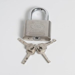 Square Circle Gainer Padlock with 4 Same Keys (30 MM) As Shown