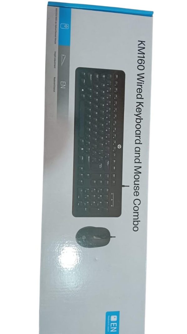 KM160 Wired Keyboard and Mouse Combo - 1 Year Warranty - Image 3