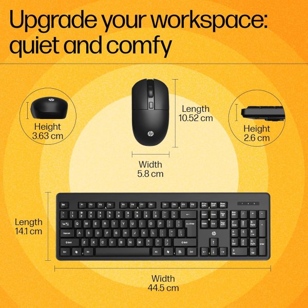 HP KM200 Wireless Mouse and Keyboard Combo - 1 YEAR WARRANTY
