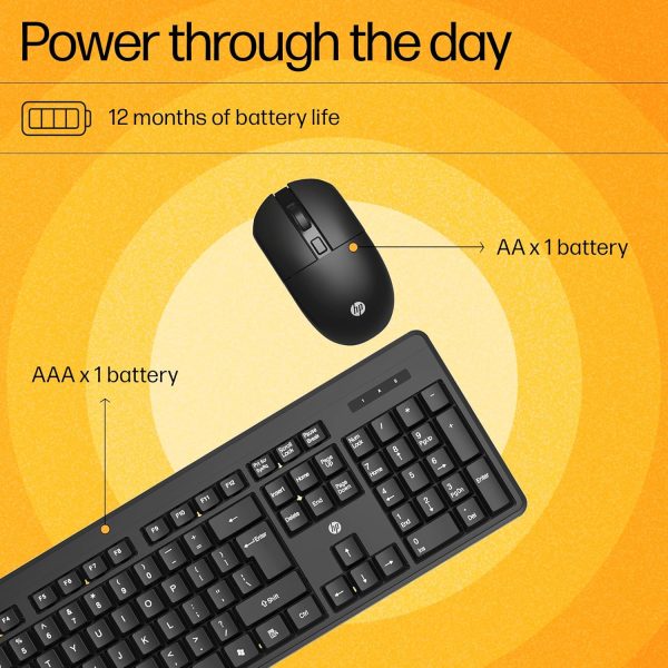 HP KM200 Wireless Mouse and Keyboard Combo - 1 YEAR WARRANTY - Image 4