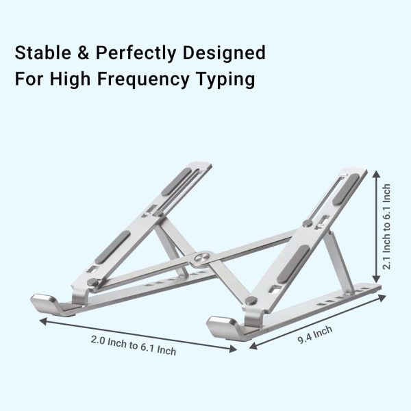Adjustable Laptop Table Stand For Macbook, Notebook and Tablet. - Image 2