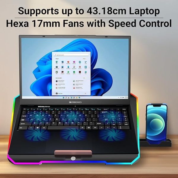 ZEBRONICS NC6500D Laptop Cooling Pad - Image 4