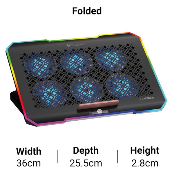 ZEBRONICS NC6500D Laptop Cooling Pad - Image 6