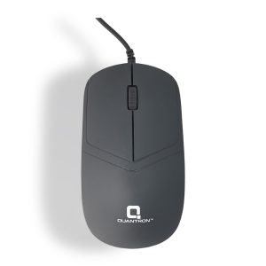 QUANTRON Clicker QMU-535 USB Wired Mouse, ABS Plastic Material, DPI 1000, 1.1Mtrs Cable length