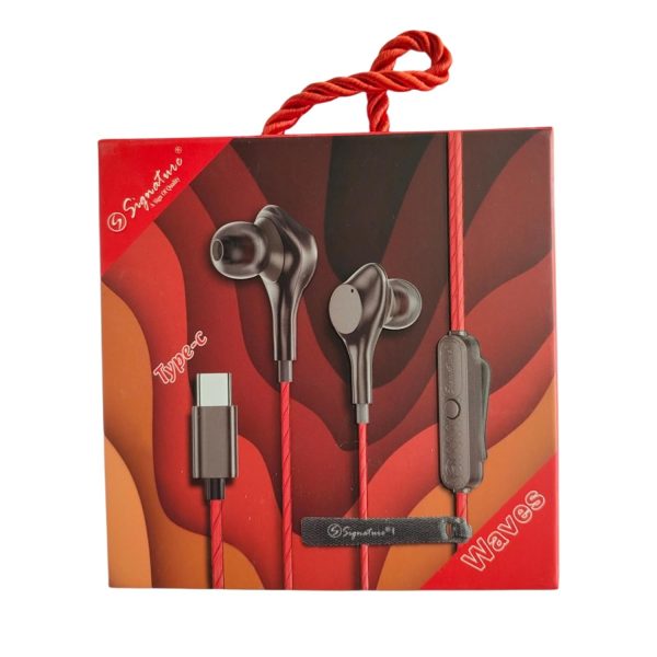 Signature Waves Type-C Jack Wired Earphones - Image 6