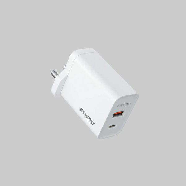 ERD TC-146 USB A+C GaN Charger, PD & All Protocol, 65Watt - Image 2