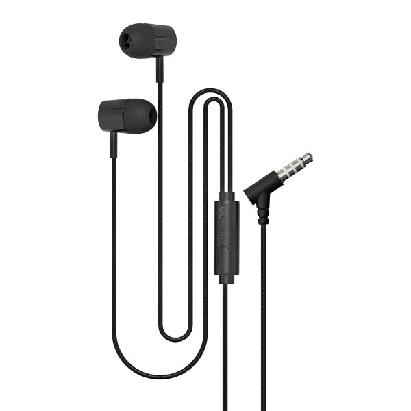 UBON RAPPER UB-111 CHAMP SERIES EARPHONE (BLACK-WHITE ) - Image 2