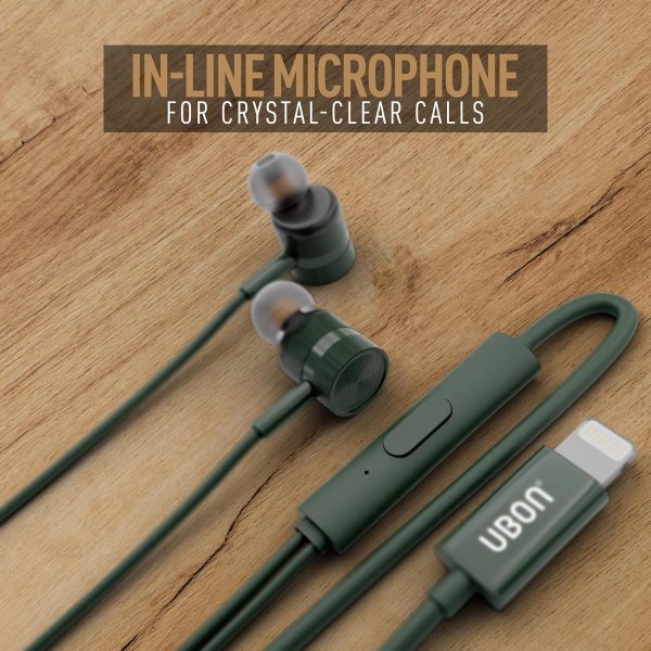 UBON UB-389 in Ear iPH. Wired Earphone | in-Line Mic | - Image 5