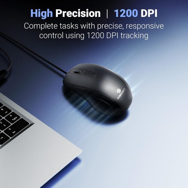 Zebronics Zeb-Alex Wired USB Optical Mouse with 3 Buttons - Image 5
