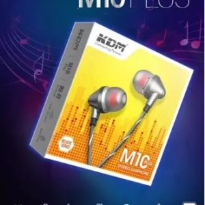 KDM M10 Plus Universal stereo earphone Wired  (Grey, In the Ear)