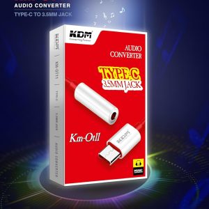 KDM Type C to 3.5MM Audio Jack Connector KM-OT11