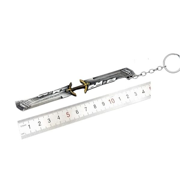 Avengers Thanos Double-Bladed Sword KeyChain Key ring - Image 3