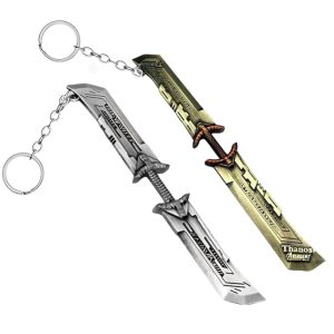 Avengers Thanos Double-Bladed Sword KeyChain Key ring
